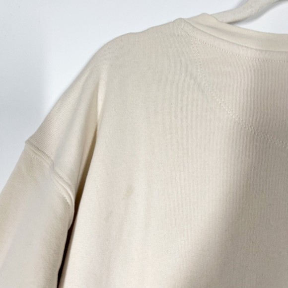 REVOLVE Wellbeing + Beingwell Goldie Sweatshirt Bone White Long Sleeve Pullover - Picture 4 of 11